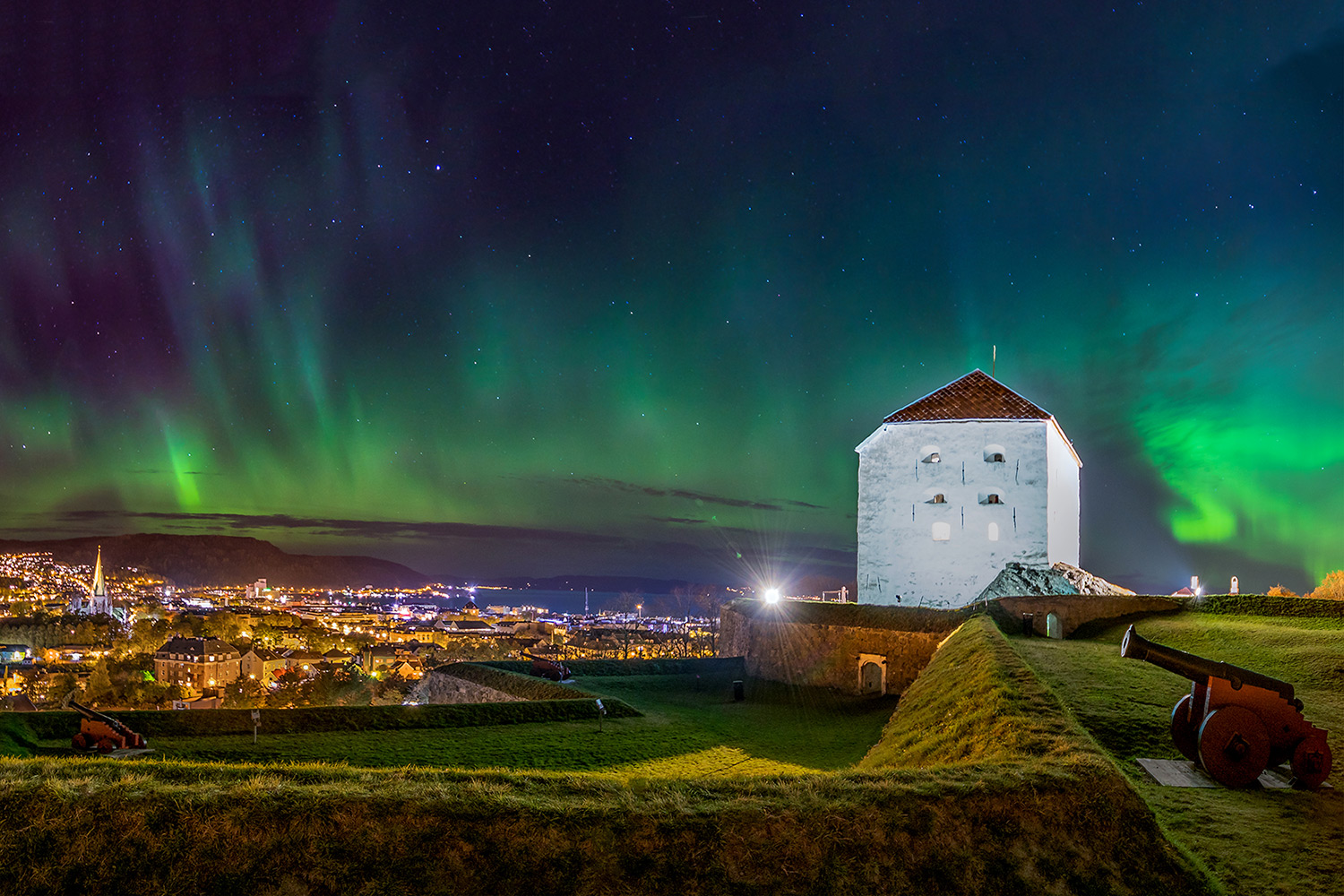 Aurora Borealis over Trondheim - copyright: Aziz_Nasuti